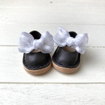 ⚫︎ブライス＊ダークグレーオーガンジーリボンシューズ⚫︎