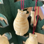 クリスマスオーナメント（茶トラ猫）