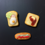 ミニチュア トーストのマグネット！