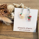 ねこねこクリスマスパンセット♪［ピアス、イヤリング、チャーム加工可能］