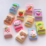 韓国お菓子パッケージ　パステルカラー　デコパーツ　カボション 
