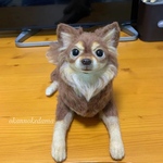 チャームポイントの追加（1つ）羊毛フェルト　ダックス　オーダーメイド　犬
