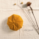 コーデュロイ ほっこりベレー帽   Kids&Baby（マスタード) 【受注生産】