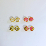 [期間限定送料無料♡]2セット選べて計4個♡プチゴールド丸ピアス(ラメ)