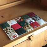 パッチワークミニマット＊クリスマス スノーマン
