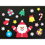 クリスマス　サンタ　壁面飾り