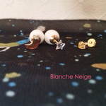 ニュイブランシュ☆月と星のピアス