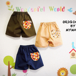 再2販「モザイクポッケ」のチノハーフパンツ