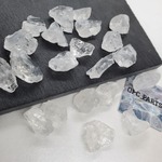 【１２個】no284 小 天然石 水晶 ラフカット ラフロック クリスタル クォーツ ホワイト クリア ビーズ