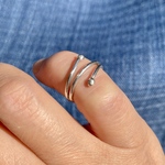 シルバーピンキーリング