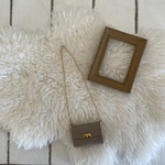 リカちゃん 型押しレザーショルダーバッグ