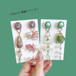 刺繍シリーズピアス【右】2way | melancholily