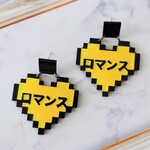 レトロロマンスピアス💛 .*゜イエロー
