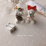 1点のみ🧸車用💕くまさんとクリスマスドライブ‪𓂃 𓈒𓏸໒꒱