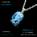 📹️動画ｱﾘ✨ブルーピーターサイト/No,19✨Silver925Top✨Jewelry天然石ネックレス✨