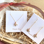 [限定]Xmas🎄コフレカラフルツリーピアス＆ネックレス