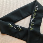 【SALE】刺繍半衿　すずらんの贈り物