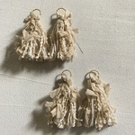 引き揃え糸 タッセルパーツ  beige