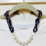 リボンネックレス