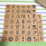 1.5cmサイズ4コ☆宿題が頑張れるご褒美ハンコ他☆ 新作入全47種類！