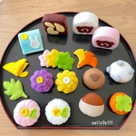 秋の和菓子♡フェルトままごと