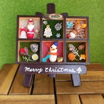 おさんぽの森のクリスマス🎄6マスの茶色のお部屋✻イーゼル(三脚付)