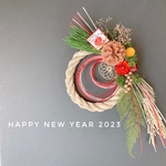 お正月しめ縄リース HappyNewYear2023