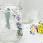 7~8インチヘッド用＊小花のカチューシャ（紫）