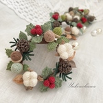 リースブローチ〜木の実〜