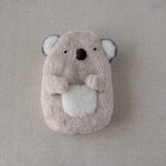 【再販】もふもふ動物ぬいぐるみポーチ（コアラ）※グレージュ