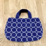 くったりトートバッグ　tambourine wool ネイビー