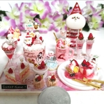 (No.165) ピンク色のクリスマススイーツ　パーティセット