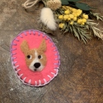 おとぼけドッグブローチ＊