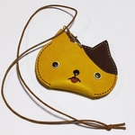 訳あり　舌出し猫ちゃん　コインケース 小銭入れ