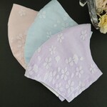 🈹3枚セット桜オーガンジーマスク 