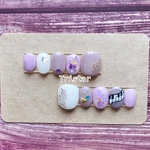  【 ﾌﾙｵｰﾀﾞｰ】推しネイル💜♫