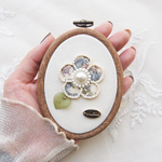 クラシカルブルー　刺繍フレーム