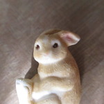 豆うさぎブローチ～Ｂ