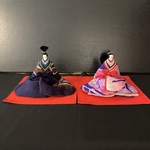 【送料無料】折りたためる　雛人形
