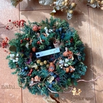 winter wreathクリスマスリース冬リース