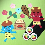 節分 壁面飾り 2月 豆まき 鬼 保育園 幼稚園