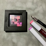 ミニ額『ink kirakira08』アルコールインク原画