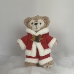 ダッフィーバッジ（14ｃｍ）クリスマス❤サンタ着せ替えコスチューム