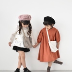 ふわもこkidsポシェット・オフorグレージュ