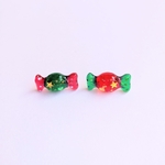 クリスマスキャンディのピアス🍬