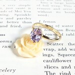 再販)希少✰オーバル アレキサンドライトのリング／ヴィンテージ SWAROVSKI