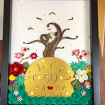 オーダーメイド作品「鶴亀祝い松」