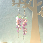 たわわに咲きほこる藤の花ピアス.イヤリング