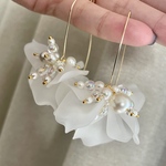 (アウトレット品)大ぶりはなびらピアス1670円→1000円  再販無し。ラスト1点