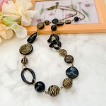 アンティーク調ブラックのネックレス